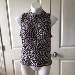 Akemi + Kin Anthropologie Animal Print Top